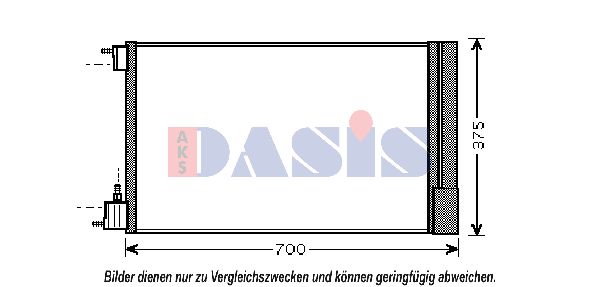 AKS DASIS kondensatorius, oro kondicionierius 152039N